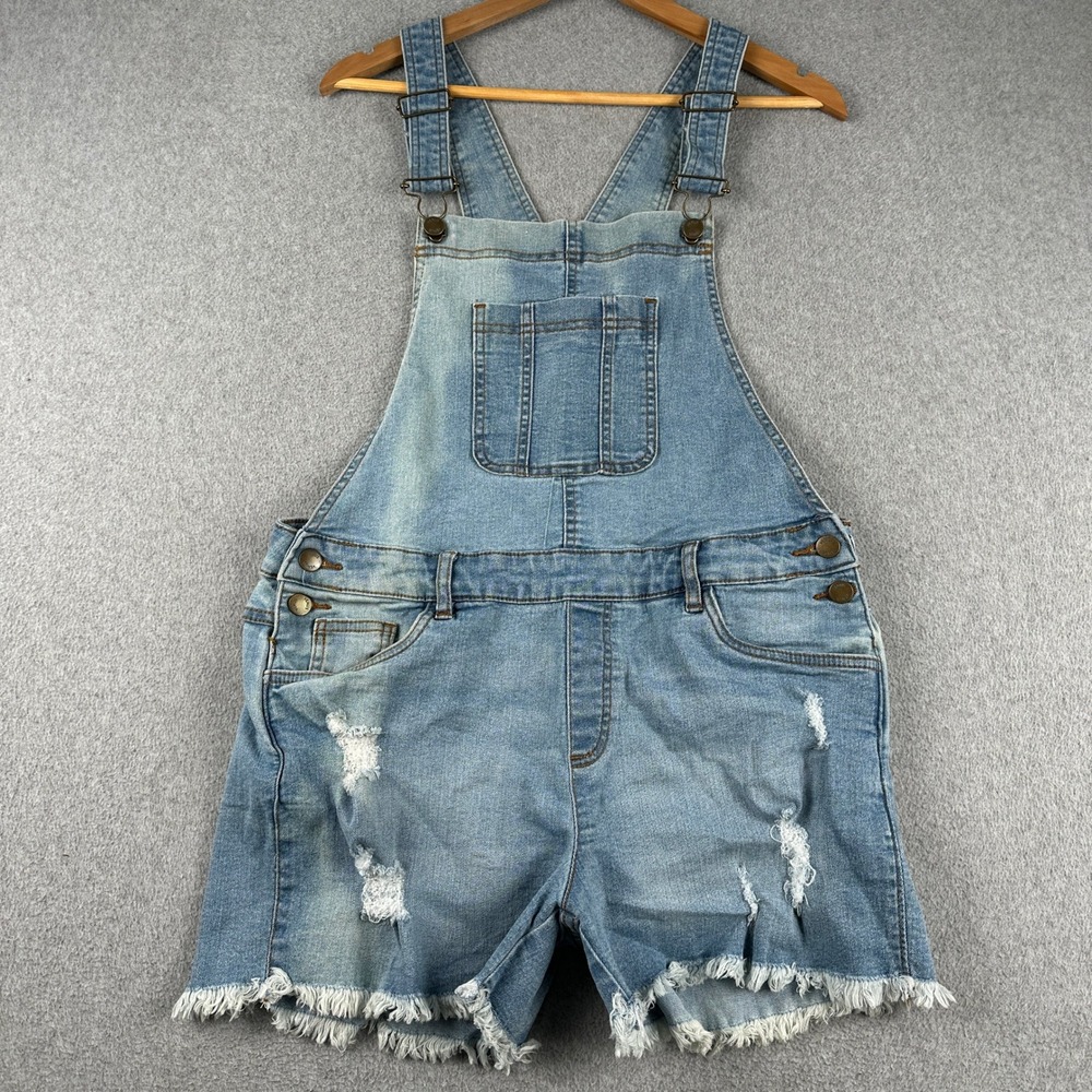 Venus Shortall Womens 6 J91112 Blue Distressed Denim Raw Hem